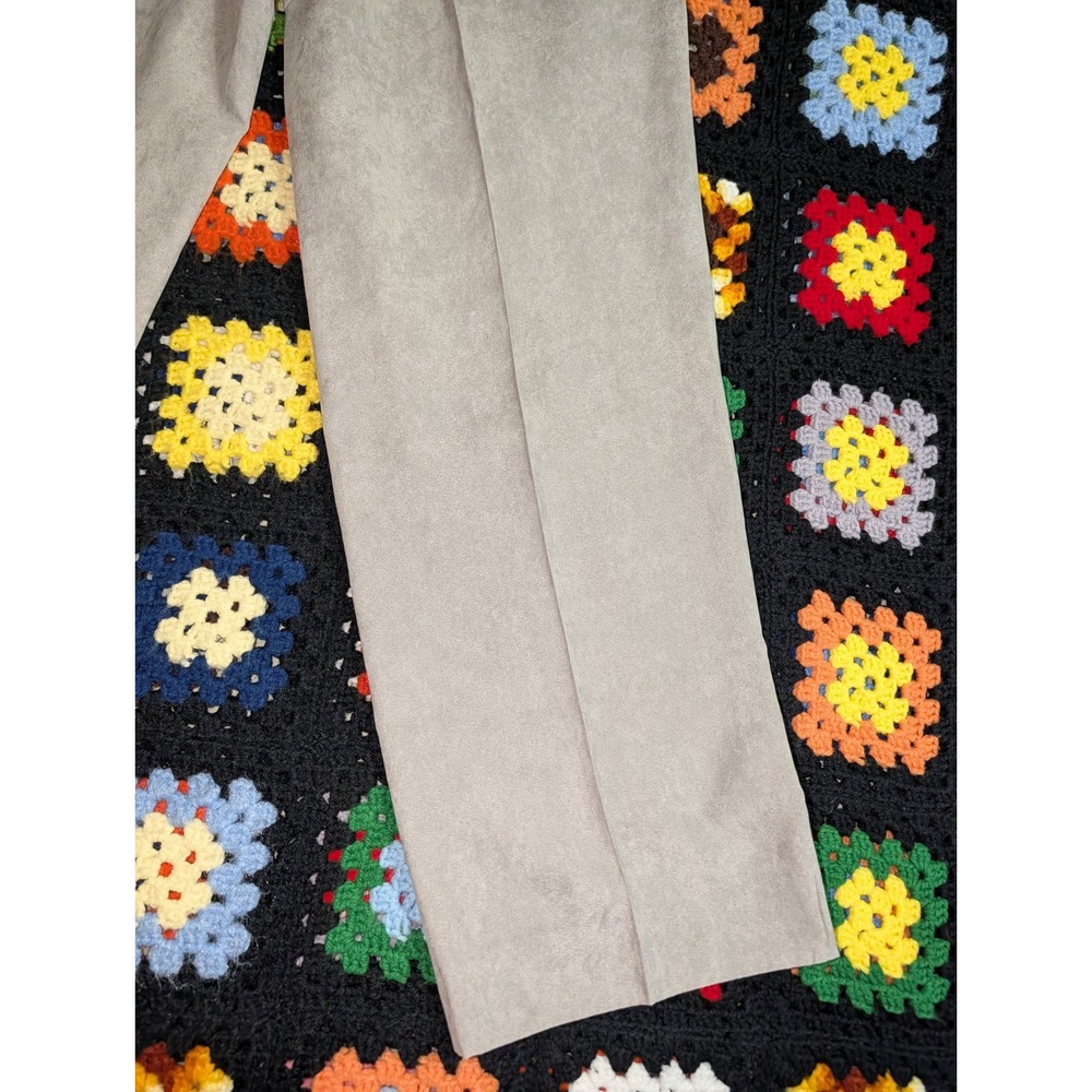 Vintage Pronti By Phita Pleaded 33X29 Micro Suede Pants - Picture 9 of 10